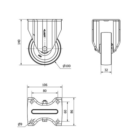 Rueda Alex modelo 2-0033 EAN 8422202200330