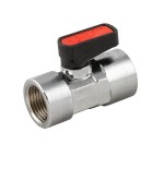 Valvula de paso hembra-hembra NBR Aignep 1/4" 1/4" codigo 6300 1/4 1/4