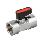 Valvula de paso hembra-hembra FKM Aignep 1/2" 1/2" codigo 6305 1/2 1/2