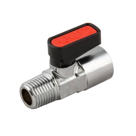 Valvula de paso macho conico-hembra NBR Aignep 3/8" 3/8" codigo 6310 3/8 3/8