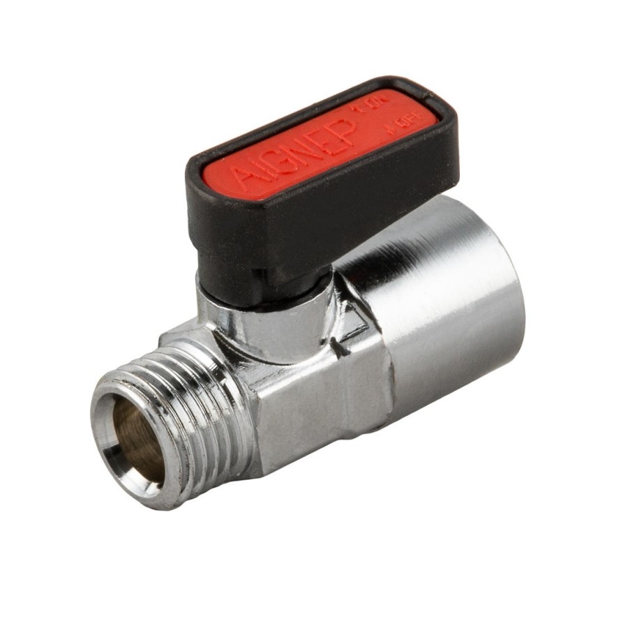 Valvula de paso macho cilindrico-hembra NBR Aignep 1/4" 1/4" codigo 6320 1/4 1/4 Valvula de paso macho cilindrico-hembra NBR Aignep 1/4" 1/4" codigo 6320 1/4 1/4