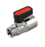 Valvula de paso macho cilindrico-hembra NBR Aignep 1/4" 1/4" codigo 6320 1/4 1/4