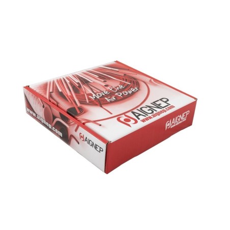 Caja de tubo poliamida flexible Aignep azul 8x10 codigo PA126 HF