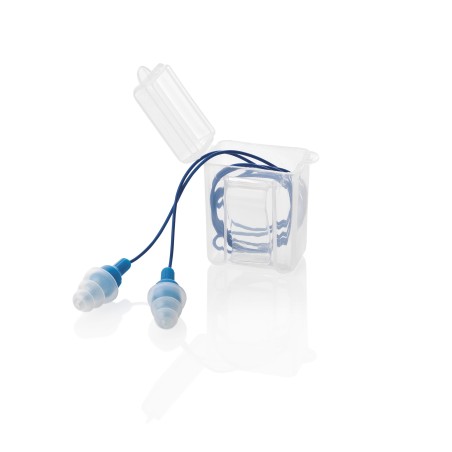 Tapon auditivo reutilizable Steelpro con cordon detectable 1988TRDCSA Fit Track