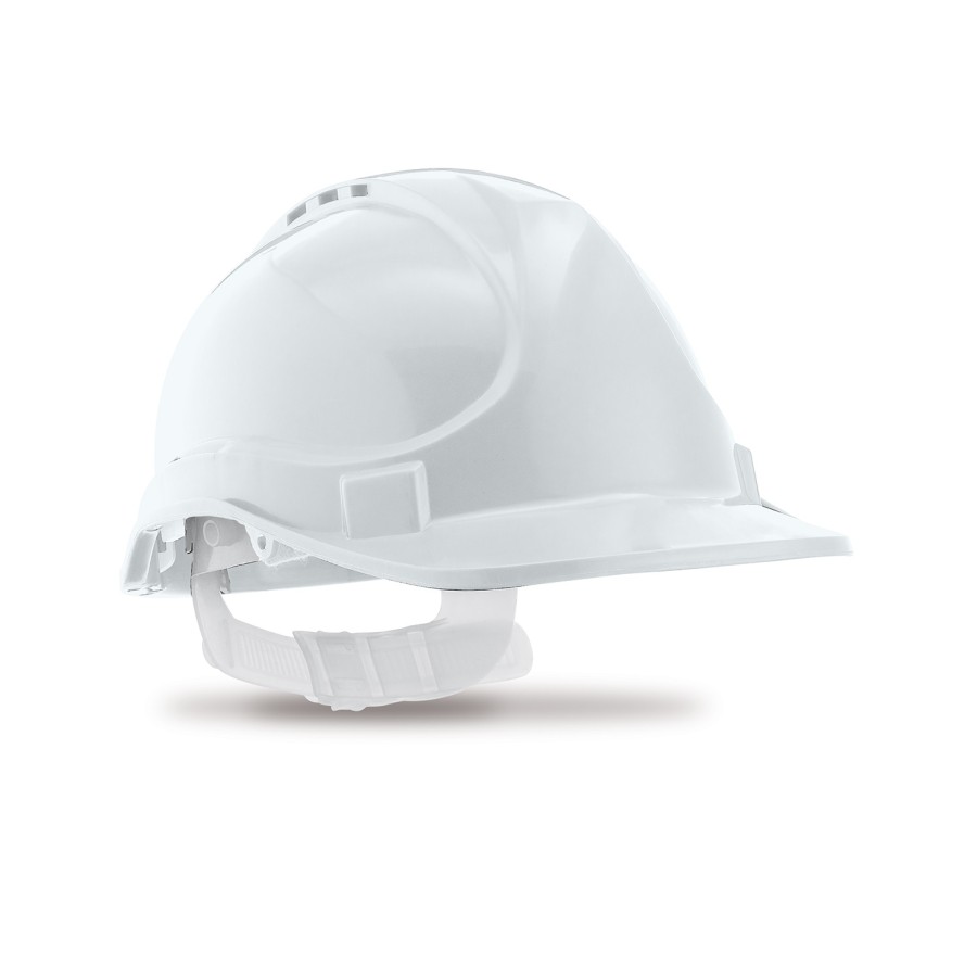 Casco de proteccion Steelpro cierre de cinta 2088CBBL blanco