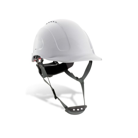 Casco de proteccion ABS Steelpro arnes textil 2088CMVBL Mountain blanco