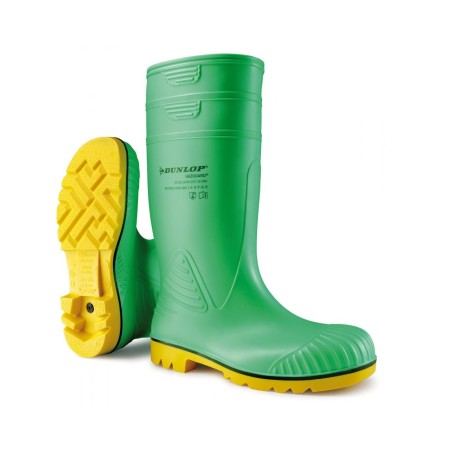 Bota de agua de seguridad S5 Dunlop certificada para riesgo quimico s/EN13832-3 A442AB1V talla 41
