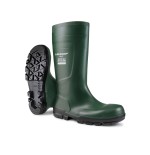 Bota de agua verde de seguridad Dunlop (S5) PVC/Nitrilo caña alta NB2KL01V talla 36