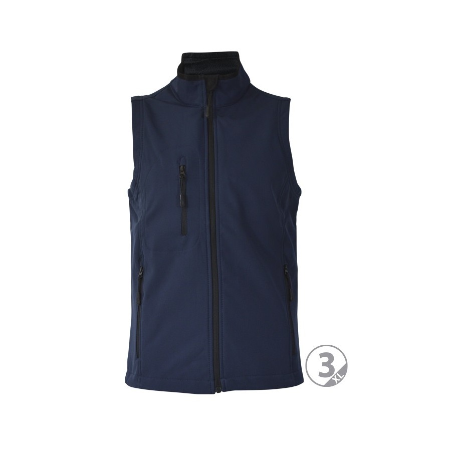 Chaleco softshell 3 capas marino Oslo talla S Chaleco softshell 3 capas marino Oslo talla S