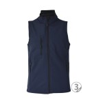 Chaleco softshell 3 capas marino Oslo talla S
