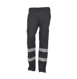 Pantalon largo multibolsillo con bandas reflectantes gris plomo Tucson talla 48