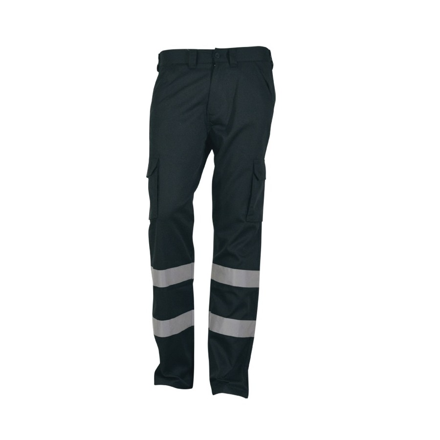 Pantalon largo multibolsillo con bandas reflectantes marino Tucson talla 54 Pantalon largo multibolsillo con bandas reflectantes marino Tucson talla 54