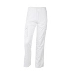 Pantalon largo multibolsillo blanco Detroit talla 42