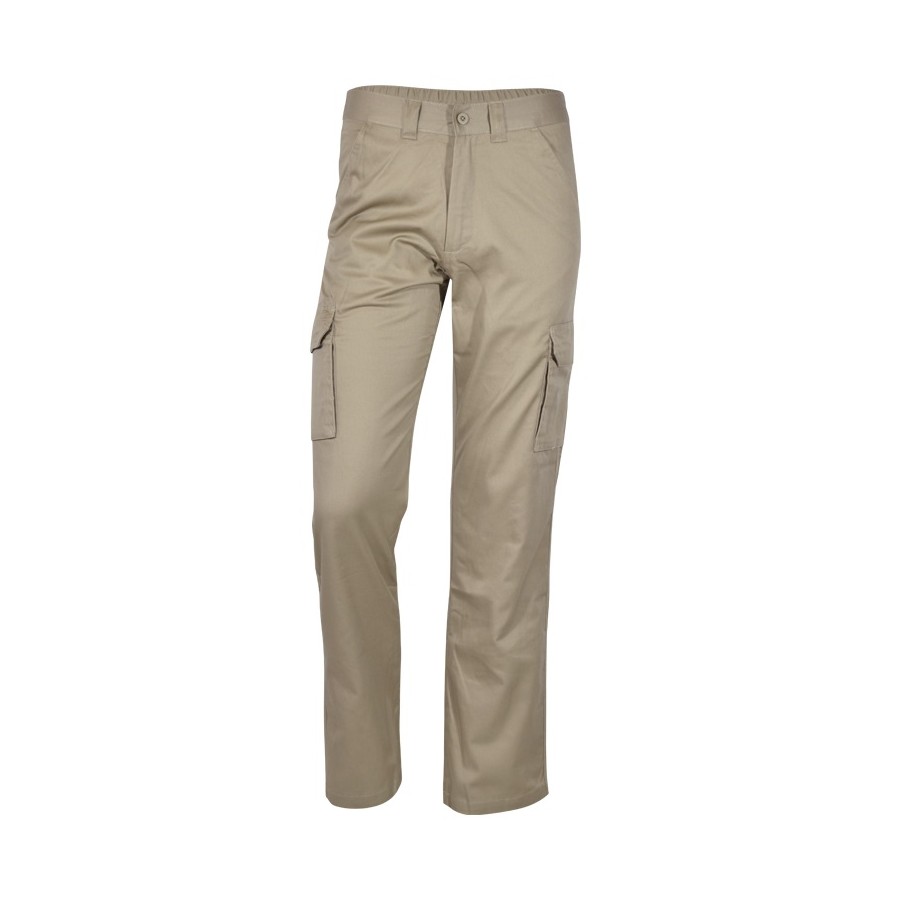 Pantalon largo multibolsillo beig Chicago talla 36 Pantalon largo multibolsillo beig Chicago talla 36