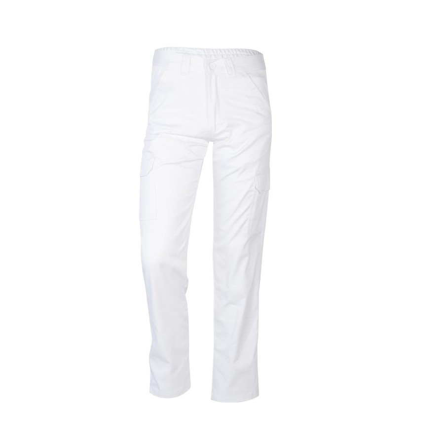 Pantalon largo multibolsillo blanco Chicago talla 44 Pantalon largo multibolsillo blanco Chicago talla 44