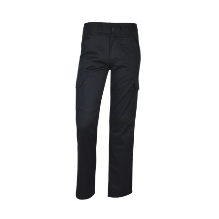 Pantalon largo multibolsillo negro Chicago talla 54
