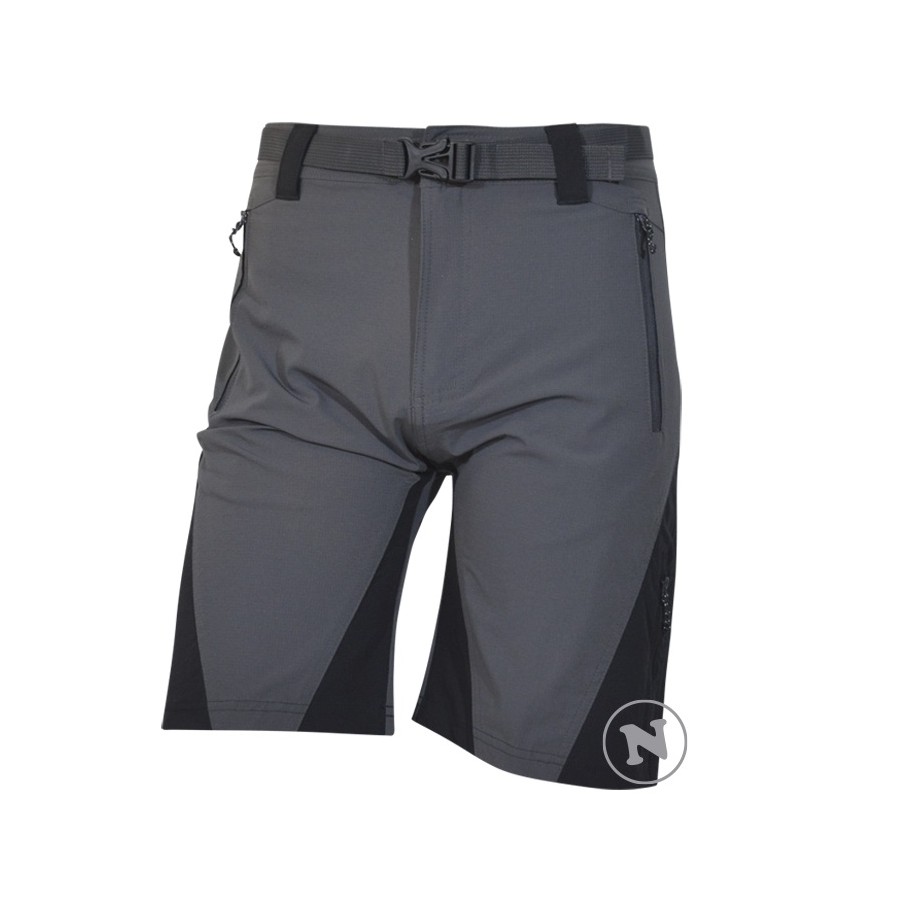 Bermuda stretch tipo trekking gris-negro Dundee talla L
