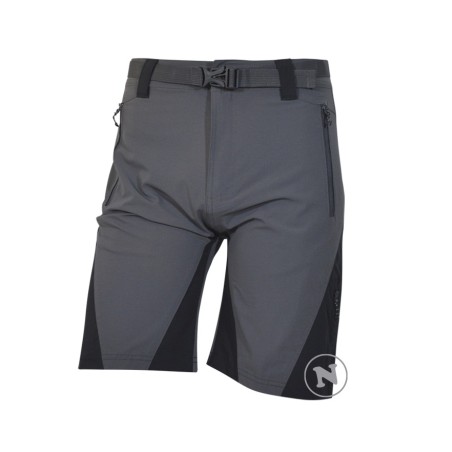 Bermuda stretch tipo trekking gris-negro Dundee talla L