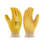 Guante de nitrilo flexible dorso cubierto talla 8