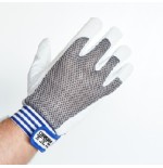 Guante ventilado de piel flor vacuno y polifoam talla 9/L