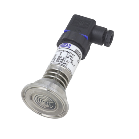 Sensor de presion a/inox. Wika SA-11 0...4 bar Tri-clamp DN-2" 4-20 mA. codigo 82128015