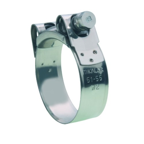 Abrazadera inoxidable Supra 59-63 mm. W2