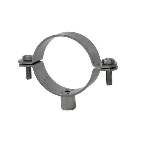 Abrazadera reforzada inoxidable A-2 84 mm. (M8+M10)