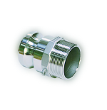 Acoplamiento macho Kamlok tipo F aluminio rosca macho 3/4"