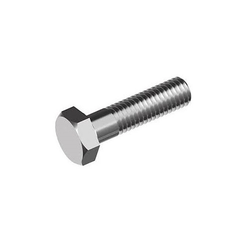 Tornillo zincado DIN-931 M-24x80 mm.