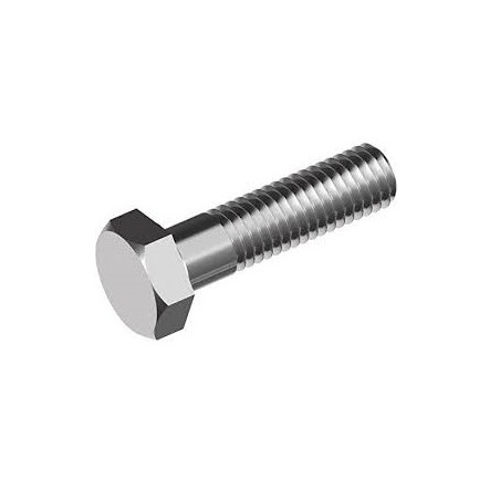 Tornillo zincado DIN-931 M-27x110 mm.