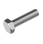 Tornillo zincado DIN-933 M-14x40 mm.