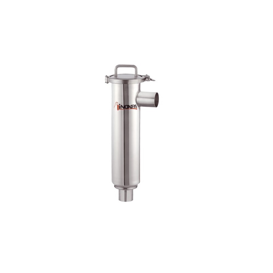 Filtro de escuadra DIN clamp-clamp Inoxpa A-316L DN-50 EPDM FDA sin tamiz Filtro de escuadra DIN clamp-clamp Inoxpa A-316L DN-50 EPDM FDA sin tamiz