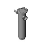 Filtro de escuadra DIN clamp-clamp Inoxpa A-316L DN-80 EPDM FDA sin tamiz