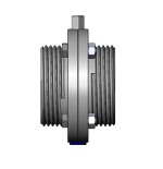 Válvula de mariposa macho-macho DIN Inoxpa A-316L EPDM FDA DN-20