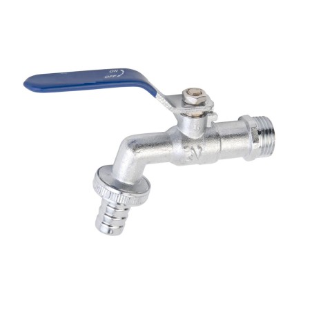 Grifo de esfera a/inox. A-304 con rosca 1/2"x1/2" PN-16