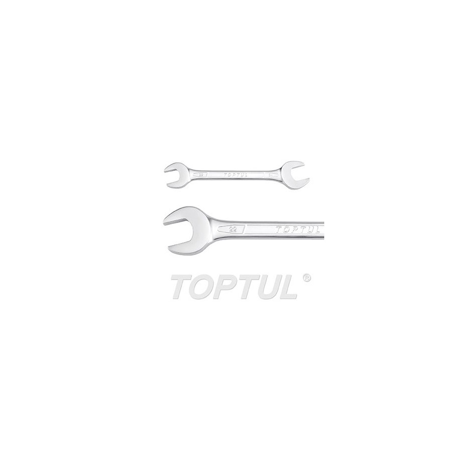 Llave fija doble boca abierta Toptul 6x8 mm. AAEJ0608