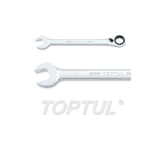Llave combinada de carraca reversible Toptul 14 mm. ABAF1414