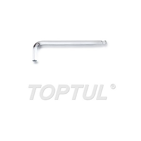 Llave hexagonal acodada larga con bola Toptul 3 mm. AGBL0310