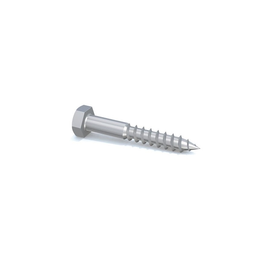 Tirafondo a/inox. A2 DIN-571 M-8x40 mm.