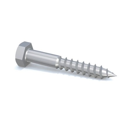 Tirafondo a/inox. A2 DIN-571 M-8x70 mm.