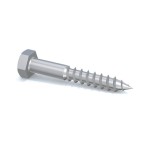 Tirafondo a/inox. A2 DIN-571 M-8x70 mm.