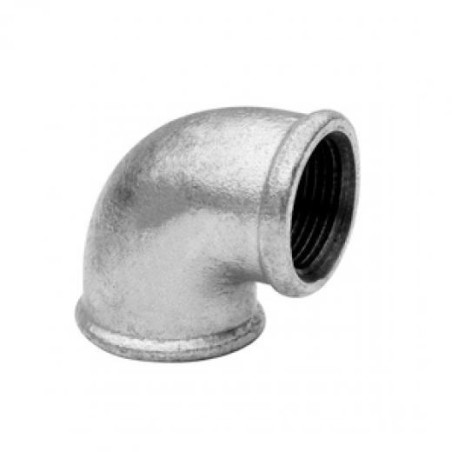 Codo 90º H-H galvanizado Figura 90 4"