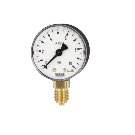 Manometro Wika 111.10.100 0...100 bar G 1/2" B inferior codigo 9581650