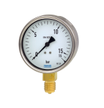 Manometro Wika 212.20.100 0...40  bar G 1/2" B inferior codigo 9041583