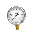 Manometro con glicerina Wika 213.53.063 0...100 bar G 1/4" B inferior codigo 9022040