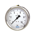 Manometro con glicerina Wika 213.53.063-D 0...400 bar G 1/4" B dorsal codigo 9022457