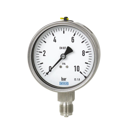 Manometro Wika 232.50.160 0...40 bar G 1/2" B inferior codigo 9050132