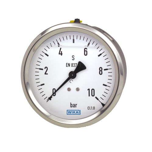 Vacuometro con glicerina Wika 213.53.063-D -1...0  bar G 1/4" B dorsal codigo 9022082