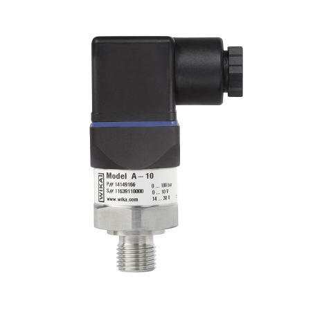 Sensor de presion a/inox. Wika A-10 -1...24 bar rosca G 1/4" B 4-20 mA. 8-30 V.DC. codigo 45853619