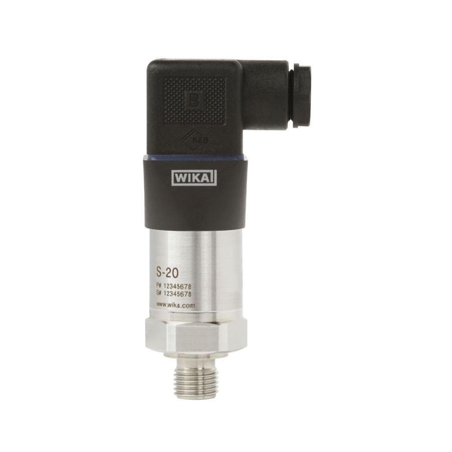 Sensor de presion a/inox. Wika S-20 0...400 bar rosca G 1/2" B 4-20 mA. 8-35 V.DC. codigo 14071153 Sensor de presion a/inox. Wika S-20 0...400 bar rosca G 1/2" B 4-20 mA. 8-35 V.DC. codigo 14071153